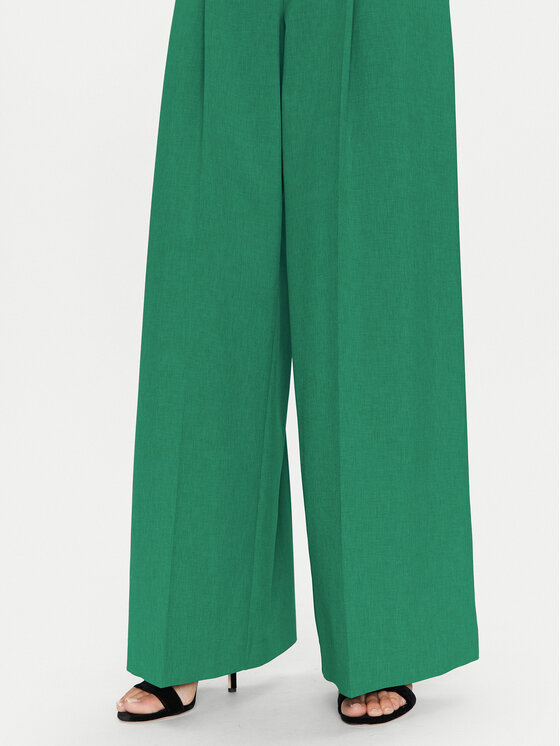 Simona Corsellini Simona Corsellini Palazzo hlače P25CPPA01001 Zelena Wide Leg