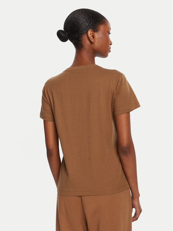 PINKO PINKO Majica Quentin 100535 A2RN Rjava Regular Fit