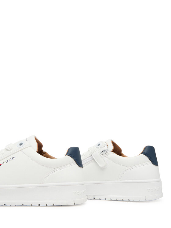 Tommy Hilfiger Tommy Hilfiger Сникърси Low Cut Lace Up Sneaker T3X9-34091-1355 S Бял
