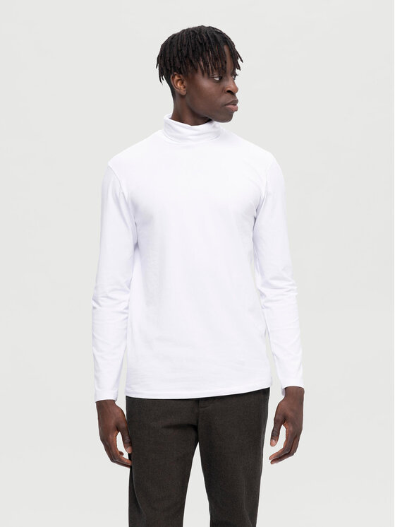 Rollkragenpullover Selected Homme, Größe L Weiß 16081962