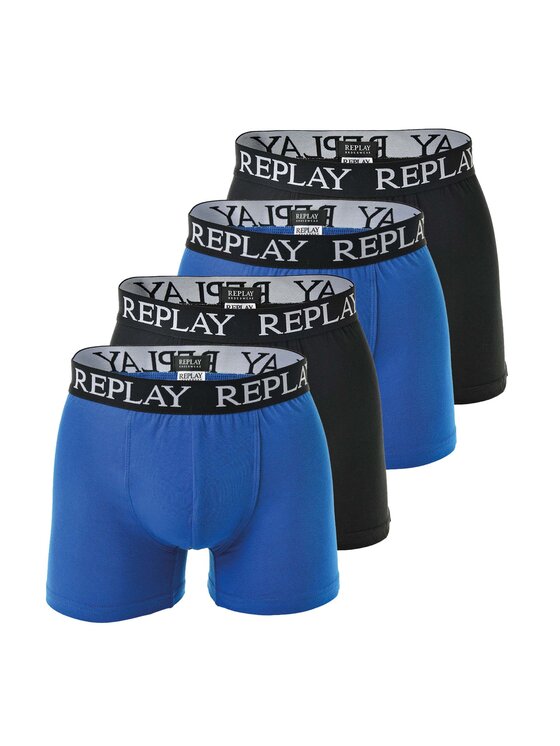 REPLAY REPLAY Bokserki 27402 Niebieski