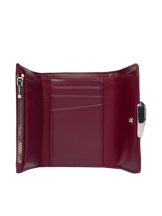 Calvin Klein Calvin Klein Portfel Hardware Trifold With Zip Pocket LV04F1116G Różowy
