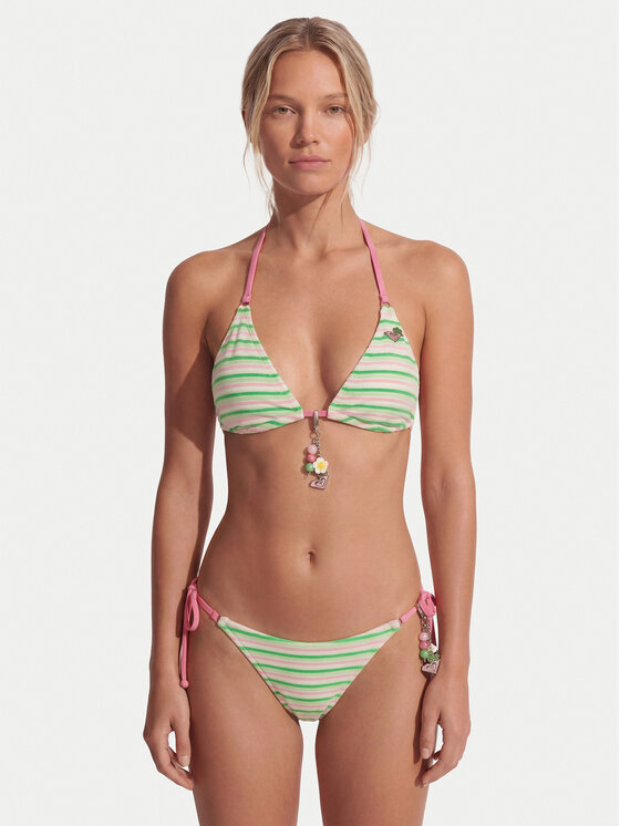 Roxy Roxy Góra od bikini Tiki Tri ERJX305732 Zielony