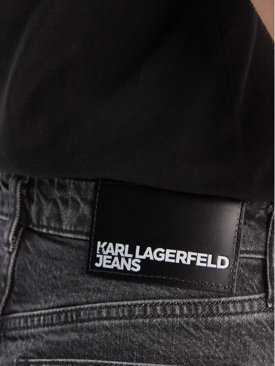 Karl Lagerfeld Jeans Karl Lagerfeld Jeans Jeansy A3W10003 Szary Straight Fit