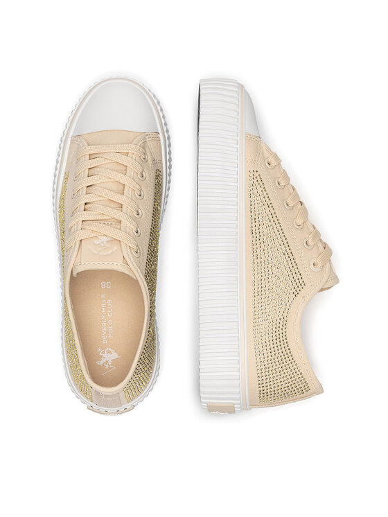 Beverly Hills Polo Club Beverly Hills Polo Club Sneakers BHPC058W Μπεζ
