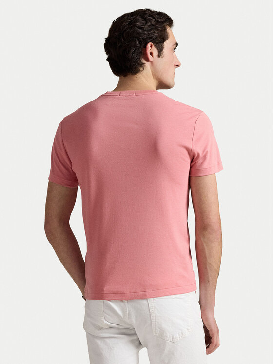 Polo Ralph Lauren Polo Ralph Lauren T-Shirt 710740727096 Růžová Custom Slim Fit