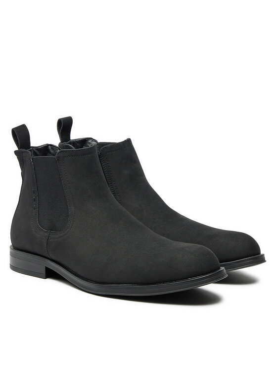 Lanetti Lanetti Klassische Stiefeletten MYL8517-1 Schwarz