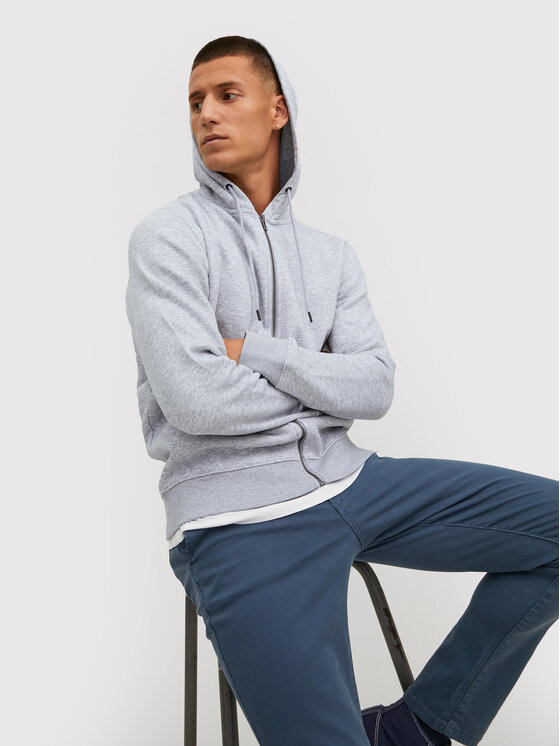 Jack&Jones Jack&Jones Majica dugih rukava Star 12210830 Siva Regular Fit