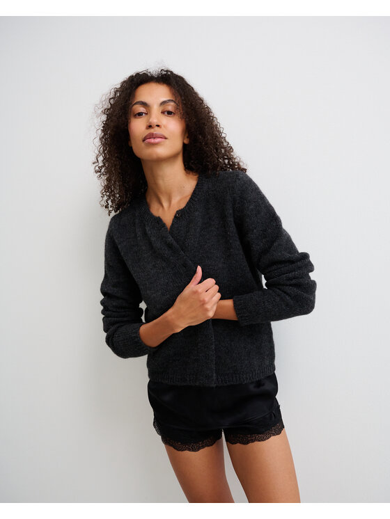 Le Songe Le Songe Kardigan TESS Szary Regular Fit