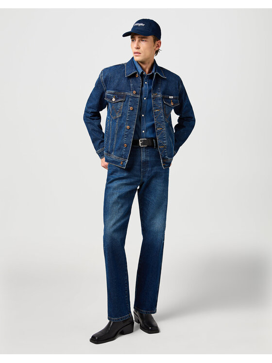 Wrangler Wrangler Jeansy FRONTIER Niebieski Regular Fit