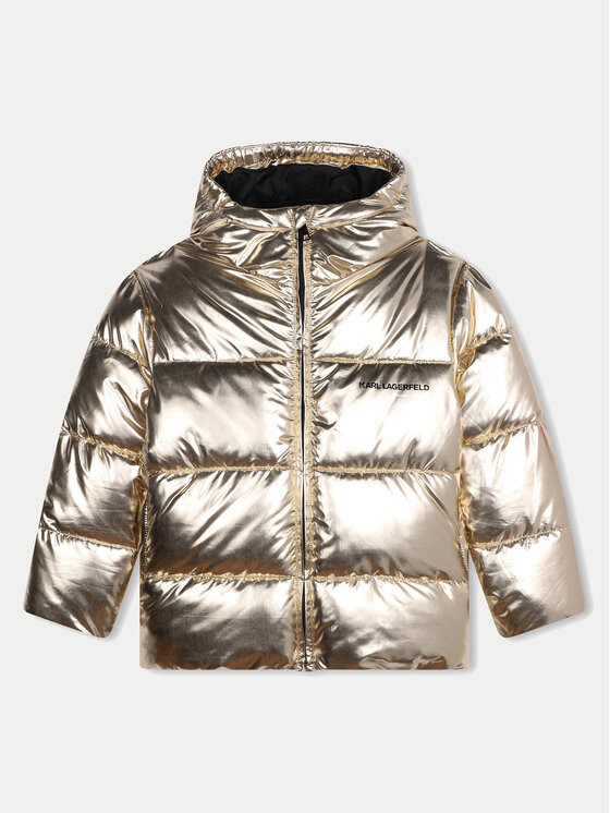 Karl Lagerfeld Kids Karl Lagerfeld Kids Зимно яке Z30234 S Златист Regular Fit