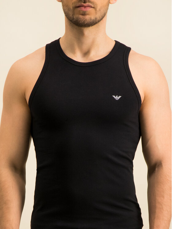 Emporio Armani Underwear Emporio Armani Underwear Trikó 110828 CC735 00020 Fekete Slim Fit