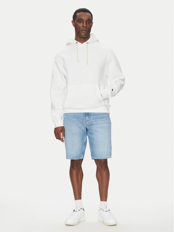 Champion Champion Majica dugih rukava 220705 Bijela Relaxed Fit