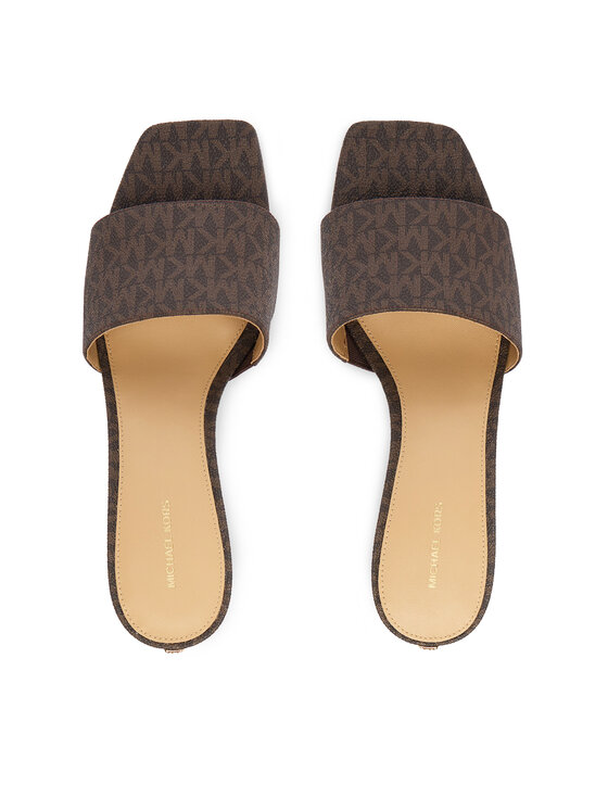 MICHAEL Michael Kors MICHAEL Michael Kors Klapki Elyse 40F5EYMP1B Brązowy