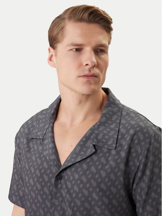 BOSS BOSS Marškiniai Vale 50534342 Pilka Regular Fit