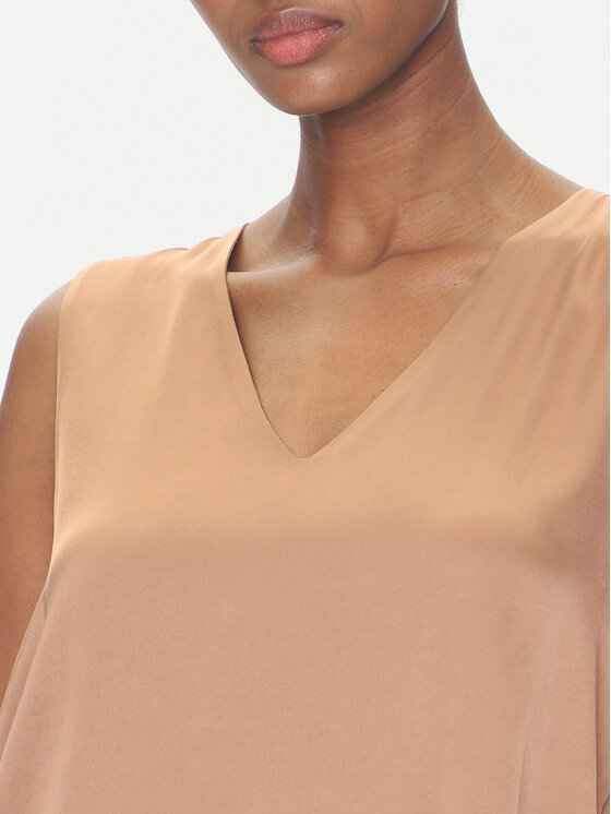 ViCOLO ViCOLO Μπλουζάκι TD0765 Καφέ Regular Fit