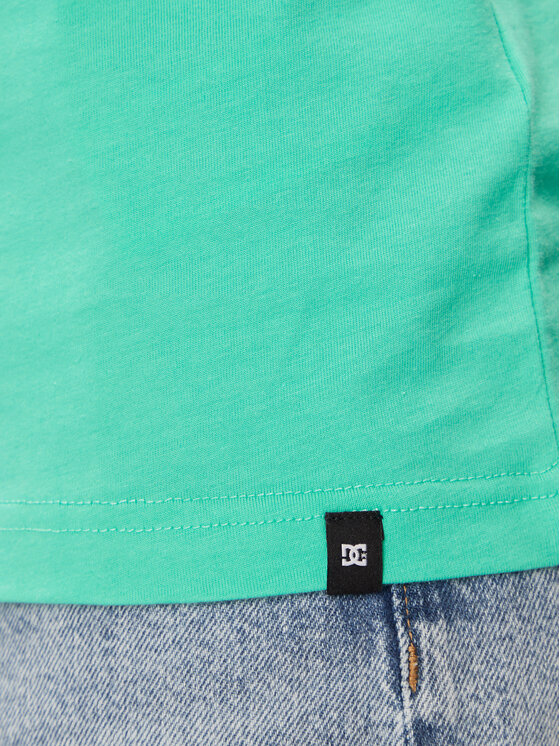 DC Shoes DC Shoes Tricou Chain Gang Tss ADYZT05348 Verde Regular Fit
