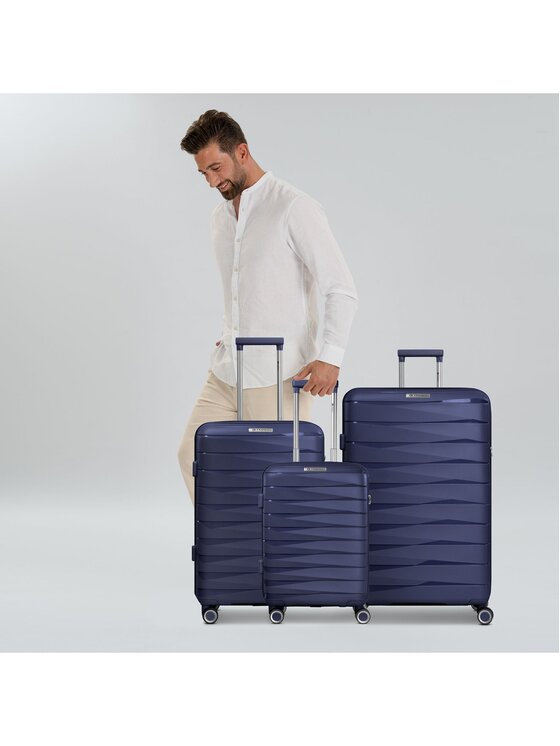 Franky Franky Komplet walizek 301060 Błękitny