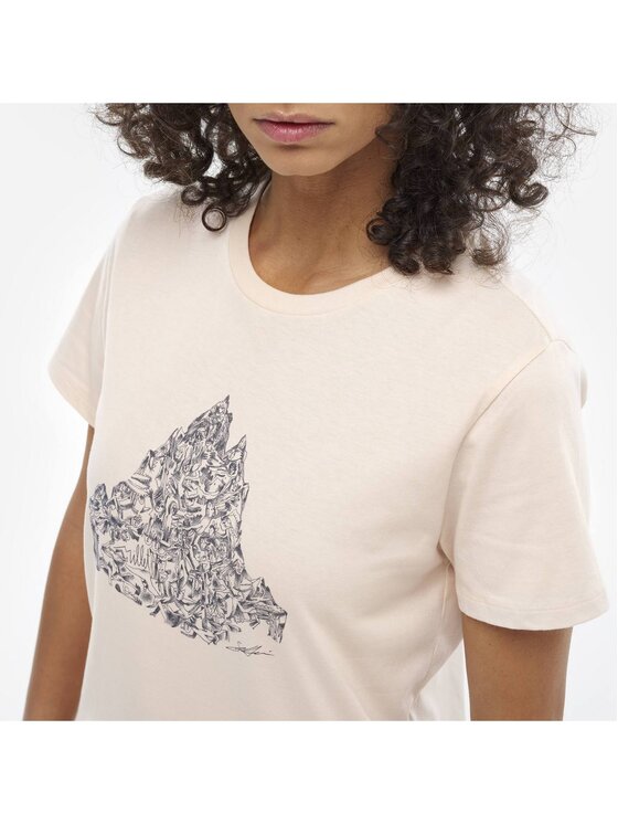 Millet Millet T-Shirt Cimaï Collab Ts Ss W Écru Relaxed Fit