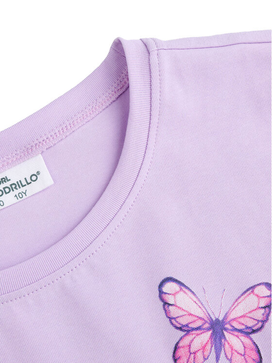 Coccodrillo Coccodrillo Majica WC5143218VGD Vijolična Regular Fit