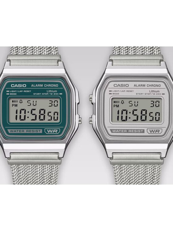 Casio Casio Zegarek 4549526417245 Srebrny