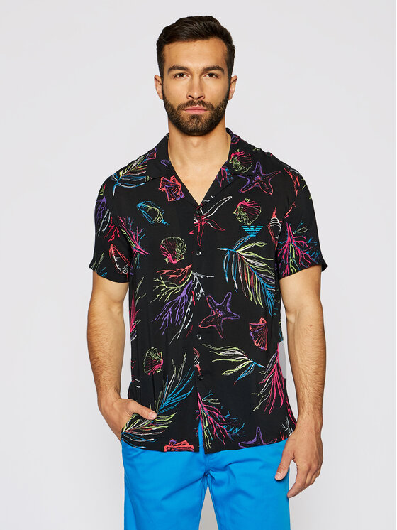 Emporio Armani Emporio Armani Särk 211823 1P467 92720 Must Regular Fit