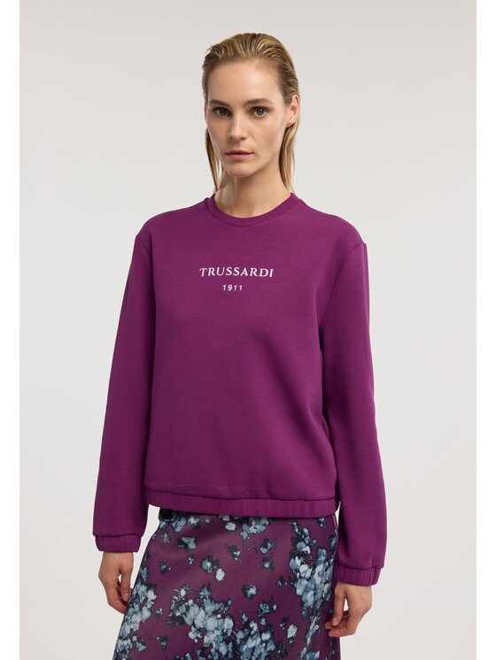 Trussardi Trussardi Felpa G8086000294N093 Viola Regular Fit