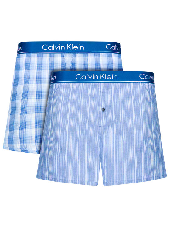 Calvin Klein Underwear Komplet 2 Par Bokserek 000NB1544A Niebieski ...