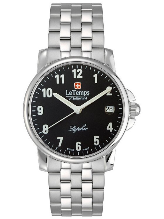 Le Temps Le Temps Zegarek LT1065.07BS01 Srebrny