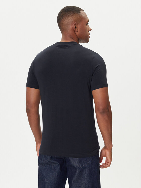 KARL LAGERFELD KARL LAGERFELD Marškinėliai 755032 554221 Tamsiai mėlyna Regular Fit