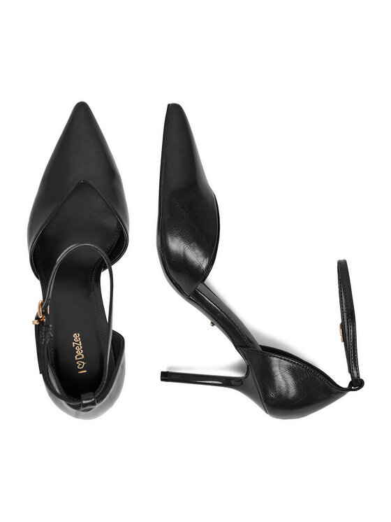 DeeZee DeeZee Pantofi cu toc subțire CEO-CD25-355-1 Negru