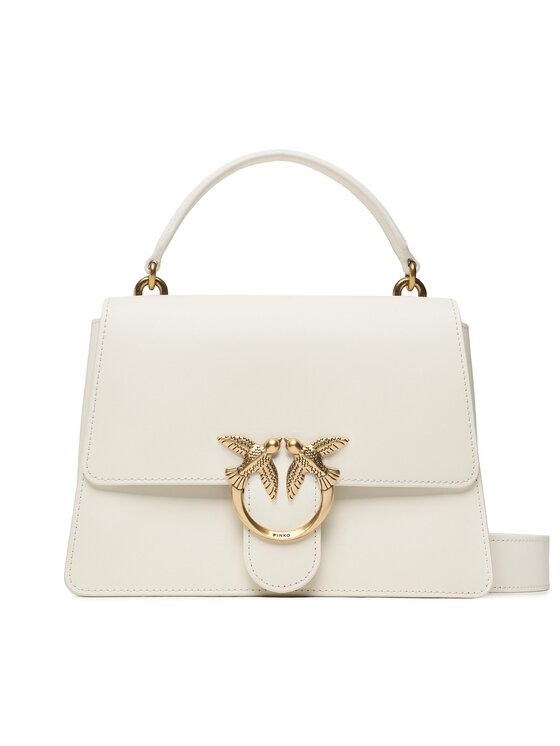 PINKO Pinko Kabelka Love One Top Handle Classic Light PE 23 PLTT 100066 A0F1 Bílá