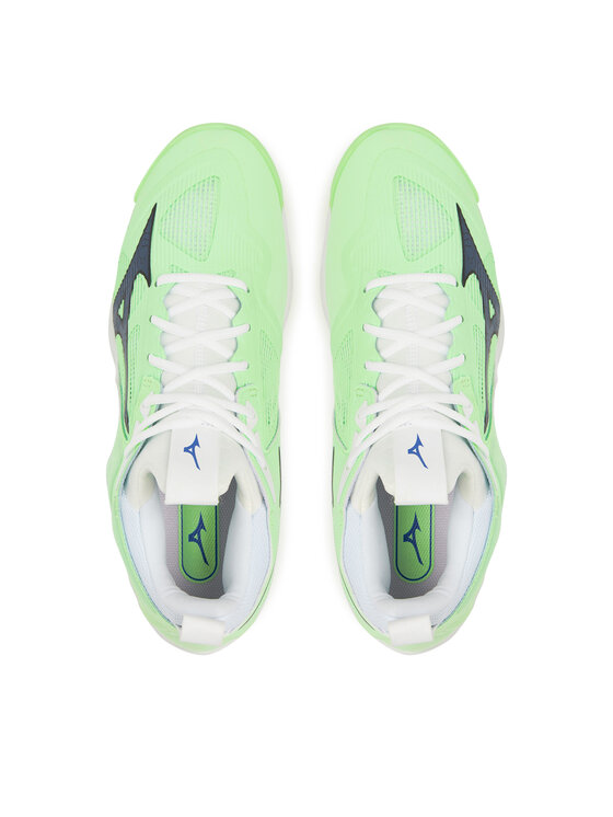 Mizuno Mizuno Zāles apavi Wave Momentum 3 V1GA2312 Zaļš