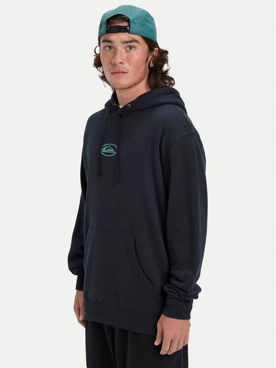 Quiksilver Quiksilver Mikina Salt Water Graphic EQYFT05126 Čierna Regular Fit
