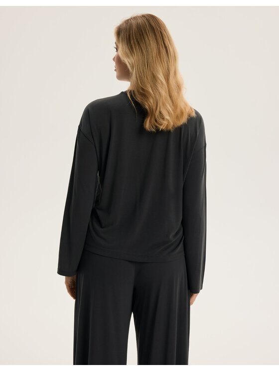 Esotiq Esotiq Bluzka 43913 Szary Regular Fit