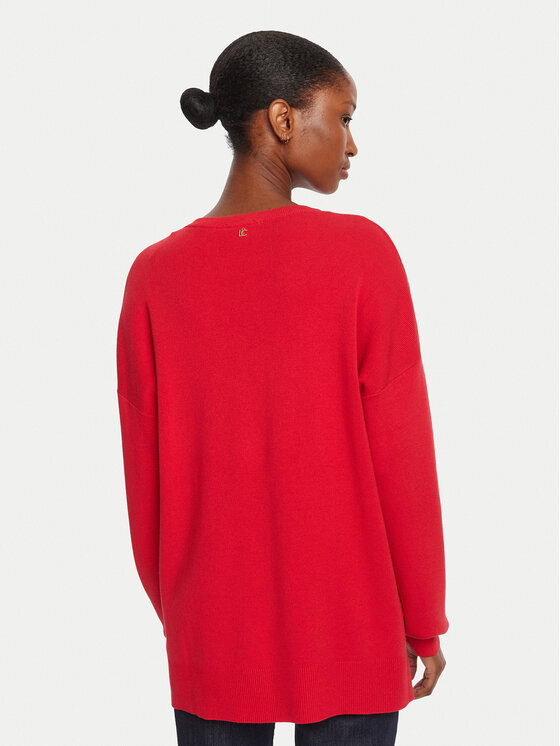 LOLA CASADEMUNT LOLA CASADEMUNT Pulover LF2511004 Roșu Loose Fit