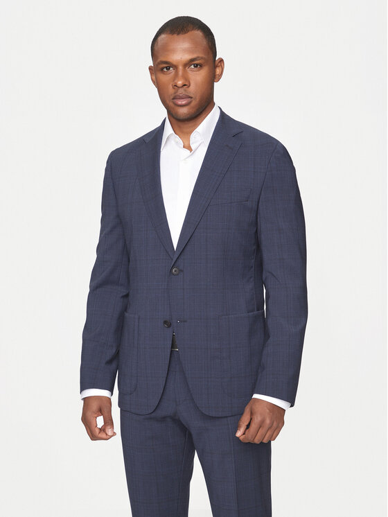 BOSS Boss Öltöny P-Huge-2Pcs-241 50509480 Sötétkék Slim Fit