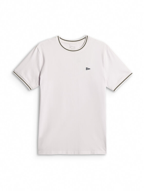 4F 4F T-Shirt LAKESIDE ESCAPE Biały Regular Fit