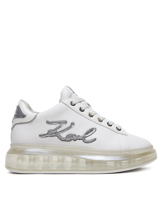 KARL LAGERFELD Damskie Sneakersy, rozmiar 40, Białe, KL62610H