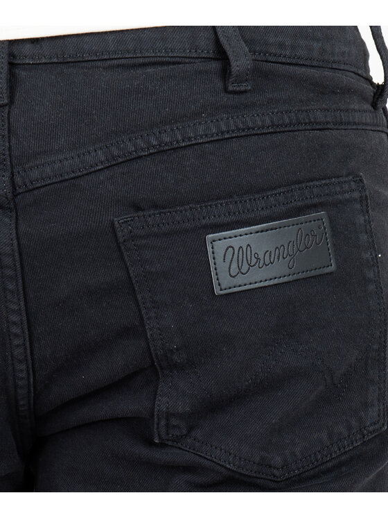 Wrangler Wrangler Jeansy 112362309 Czarny Straight Fit