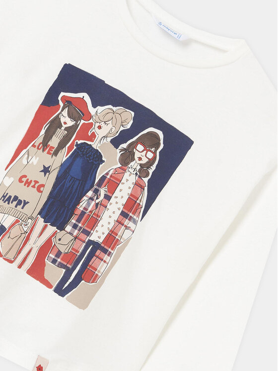 Mayoral Mayoral Majica 7.047 Écru Regular Fit