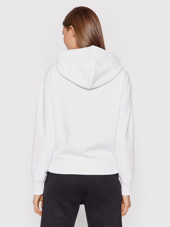 Calvin Klein Jeans Calvin Klein Jeans Bluza Embroidered Logo J20J213178 Biały Regular Fit