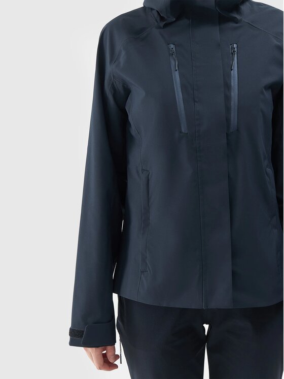 4F 4F Outdoorová bunda 4FRSS24TTJAF551-21S Čierna Regular Fit