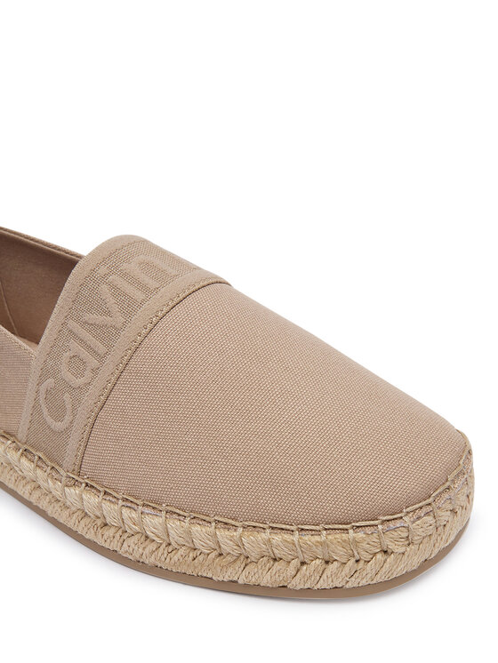 Calvin Klein Calvin Klein Espadrilky Logo Webbing HW0HW02934 Béžová