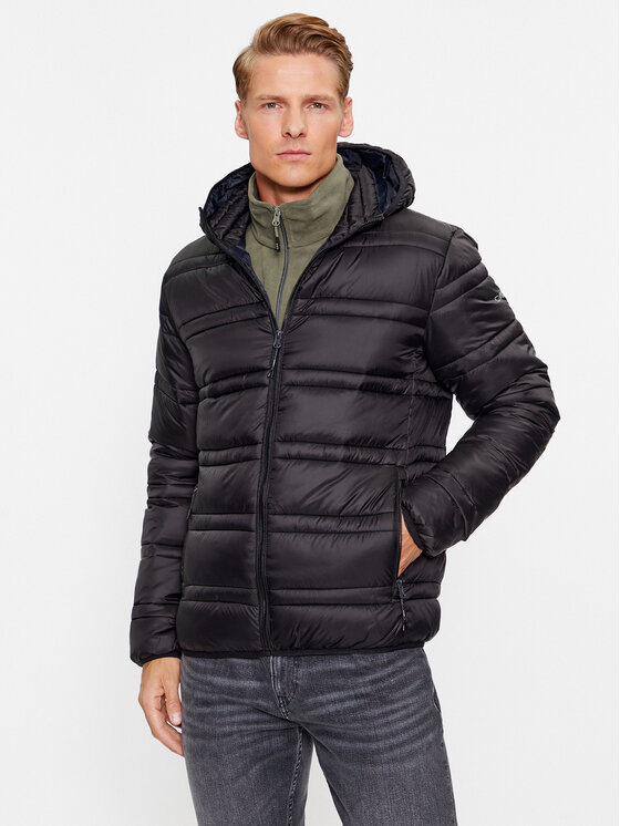 CMP Geacă din puf 33K1587 Negru Regular Fit