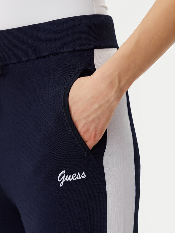 Guess Guess Долнище анцуг V5GB00 Z3D60 Тъмносин Regular Fit