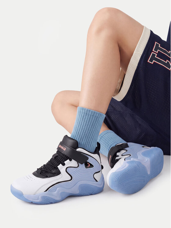 SHAQ SHAQ Buty do koszykówki EO-DEVASTATOR 3.0 AQ95078Y-WLZ Niebieski jasny