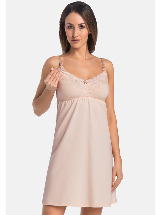 Teyli Teyli Szlafrok 148 Beżowy Standard Fit