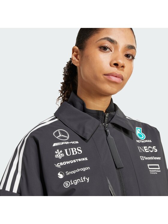 adidas adidas Kurtka anorak 142015 Czarny Loose Fit