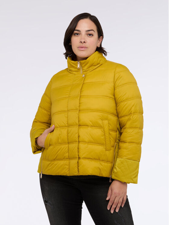 Fiorella Rubino Fiorella Rubino Giubbotto piumino F007T001424N025 Giallo Regular Fit